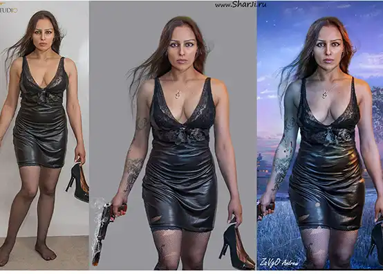 Photomanipulation before and after