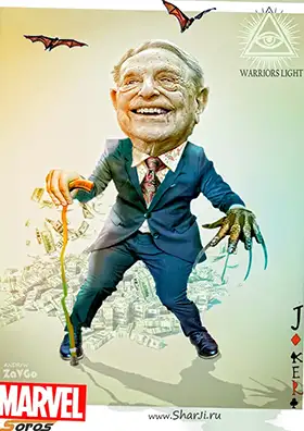 George Soros cartoon