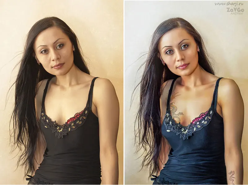 фото до и после обработки в фотошопе