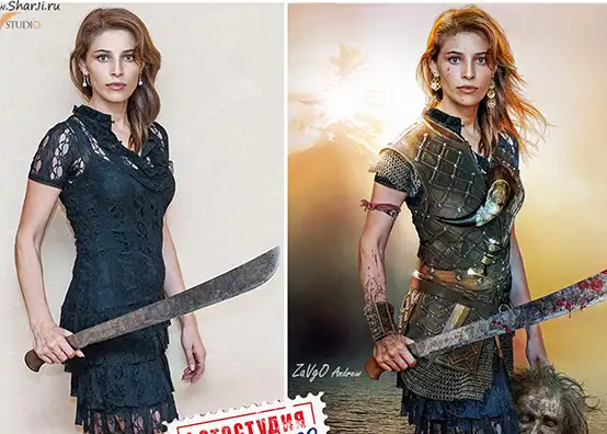 Photomanipulation before and after