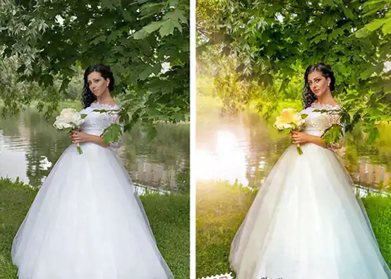Ретушь свадебных фото