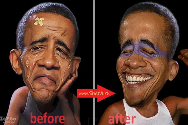 political caricature Barack Obama